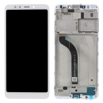 Οθόνη με μηχανισμό αφής και Πλαίσιο LCD SCREEN Xiaomi Redmi 5 White