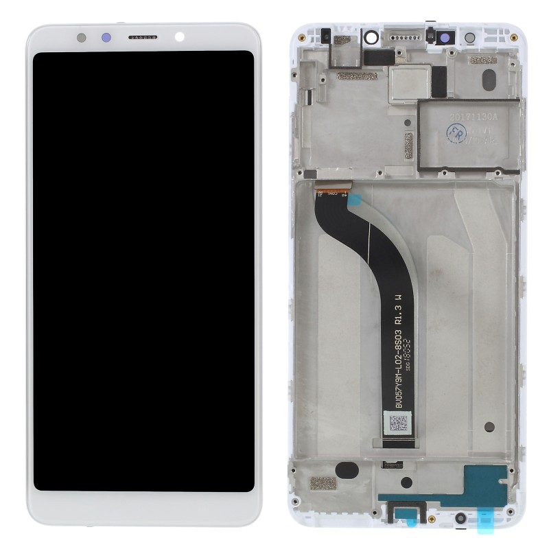 Οθόνη με μηχανισμό αφής και Πλαίσιο LCD SCREEN Xiaomi Redmi 5 White