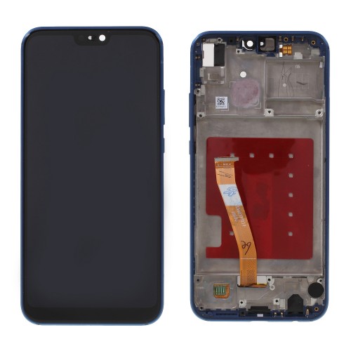 Οθόνη με μηχανισμό αφής και Πλαίσιο LCD SCREEN Huawei P20 Lite Blue