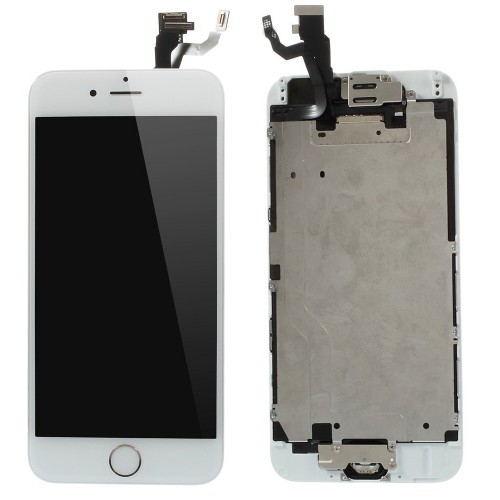 Οθόνη με μηχανισμό αφής και Πλαίσιο LCD SCREEN iPhone 6 White