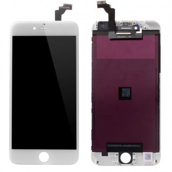 Οθόνη με μηχανισμό αφής και Πλαίσιο LCD SCREEN iPhone 6 Plus White