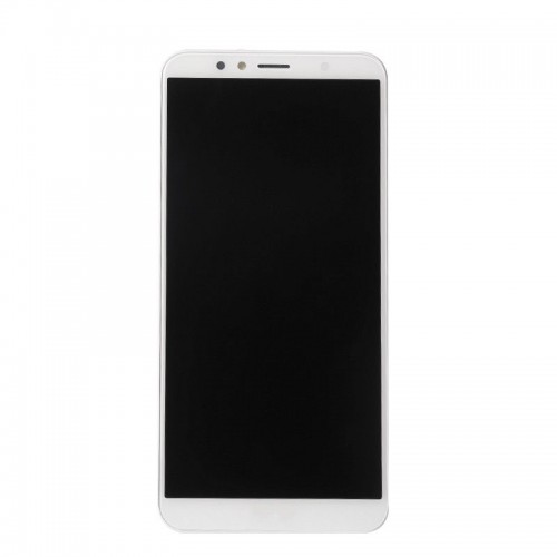 Οθόνη με μηχανισμό αφής και Πλαίσιο LCD SCREEN Huawei Y6 2018 White