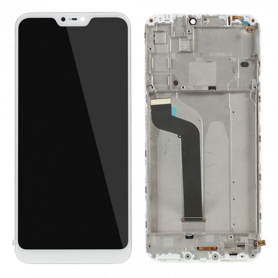 Οθόνη με μηχανισμό αφής και Πλαίσιο LCD SCREEN Xiaomi Mi A2 Lite White Οθόνη με μηχανισμό αφής και Πλαίσιο LCD SCREEN Xiaomi Mi A2 Lite White