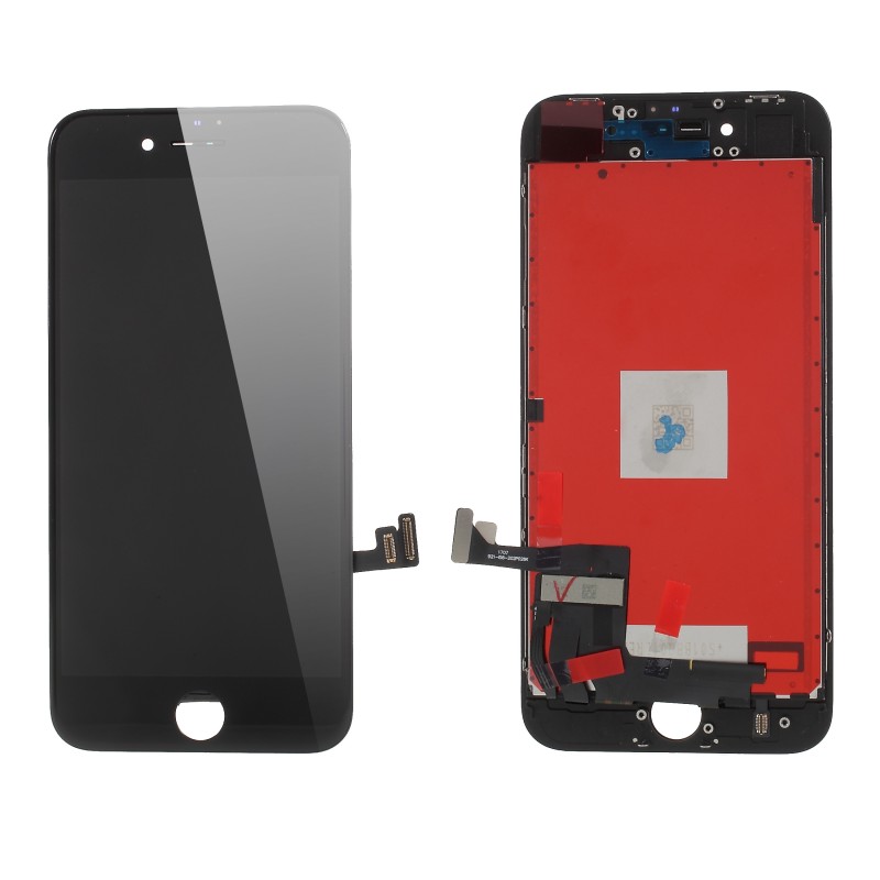 Οθόνη με μηχανισμό αφής και Πλαίσιο LCD SCREEN iPhone 8 Black