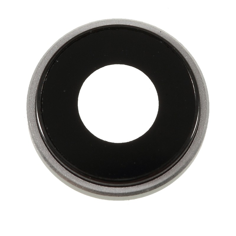 Τζαμάκι Κάμερας με Πλαίσιο / Camera lense with Frame για Apple iPhone XR - Χρώμα: Ασημί