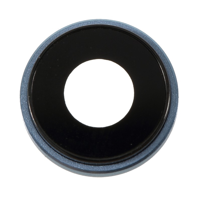 Τζαμάκι Κάμερας με Πλαίσιο / Camera lense with Frame για Apple iPhone XR - Χρώμα: Γαλάζιο