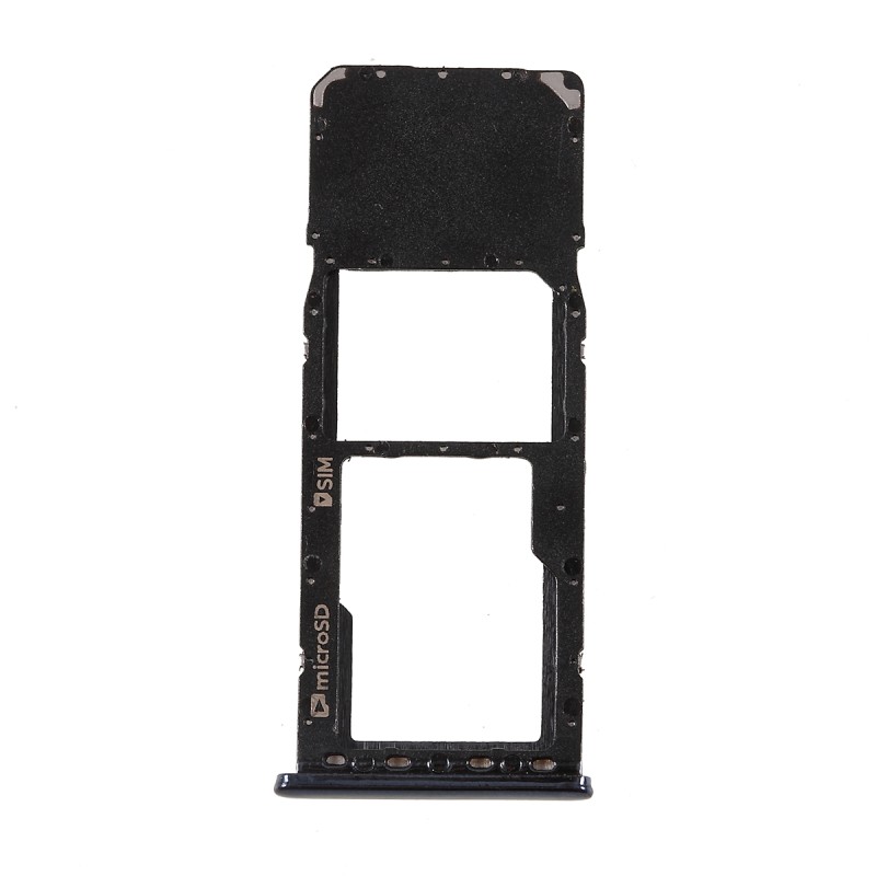 Sim Tray Samsung Galaxy A7 2018 Black Μαύρο