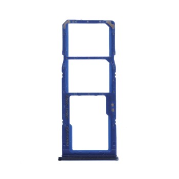 SIM Card Tray for Samsung Galaxy A70 Dual Card Version - Μπλε