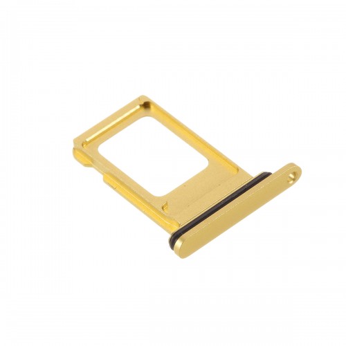 Υποδοχή Κάρτας Single SIM Tray για Apple iPhone 11 - Χρώμα: Κίτρινο