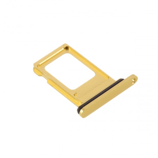 Υποδοχή Κάρτας Single SIM Tray για Apple iPhone 11 - Χρώμα: Κίτρινο