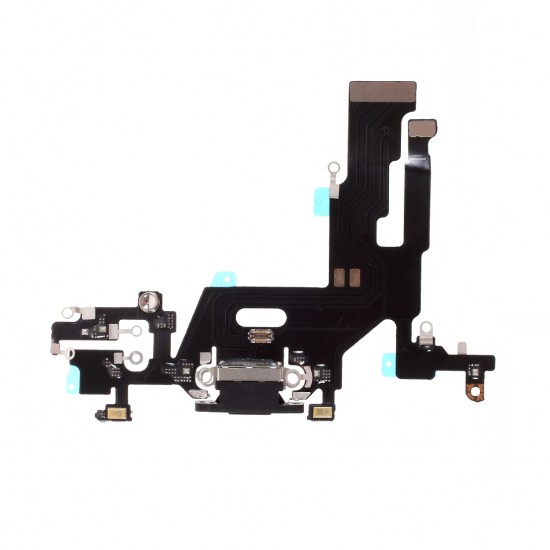 Καλωδιοταινία με Θύρα Φόρτισης & Μικρόφωνο Μαύρο (iPhone 11)