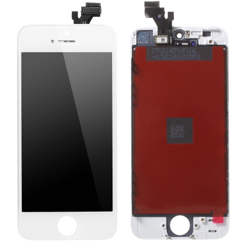 Οθόνη με μηχανισμό αφής και Πλαίσιο LCD SCREEN iPhone 5 White
