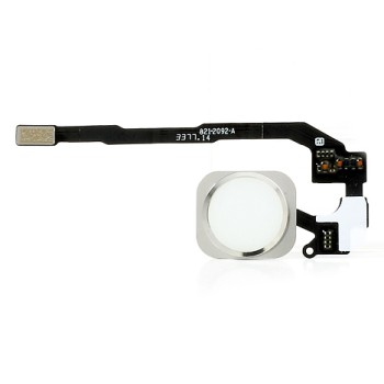 Κεντρικό Πλήκτρο Home Button Flex iPhone 5s White