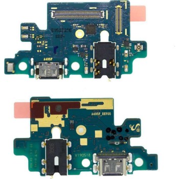 Επαφή Φόρτισης Samsung SM-A405F Galaxy A40 με Μικρόφωνο και Επαφή Ακουστικών