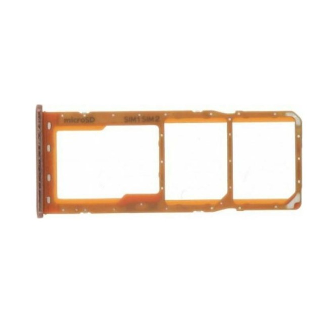 Samsung Υποδοχή Κάρτας Dual SIM και SD Κοραλί για Galaxy A50